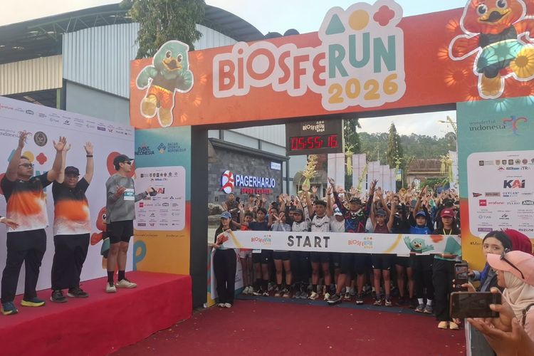 Pelari dari Jepang hingga Kolombia Jajal Perbukitan Menoreh di Biosferun 2026 Ajang Lari Lintasi 3 Kabupaten