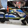 BMW Motorrad Pamer Skuter Listrik CE 04 Versi Kendaraan Polisi