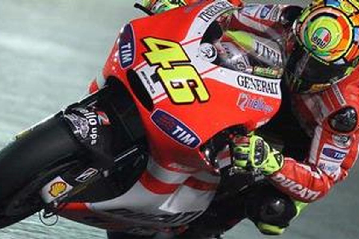 Pebalap Ducati, Valentino Rossi.