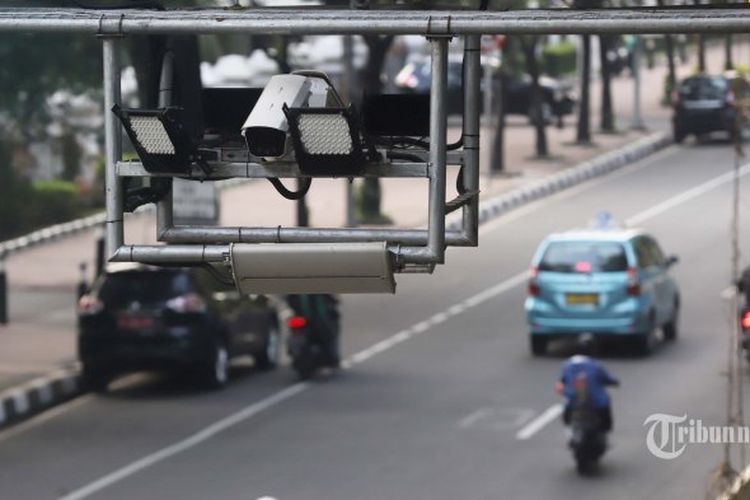 Ilustrasi kamera tilang elektronik atau ETLE (Electronic Traffic Law Enforcement).