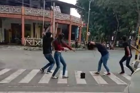 Demi Konten TikTok, 4 Remaja Joget di Zebra Cross, Dipanggil Polisi Setelah Videonya Viral