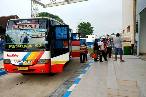 Kedatangan Penumpang Bus di Terminal Blitar Naik 40 Persen dalam Sepekan