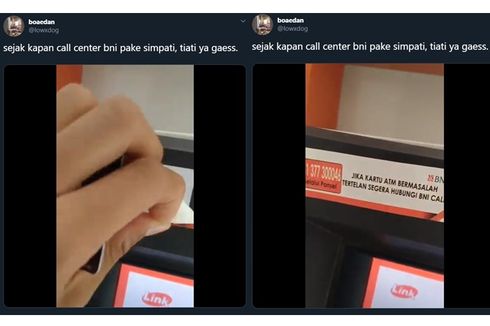 Viral Mesin ATM BNI Tercantum Nomor Call Center Simpati, Ini Penjelasan BNI