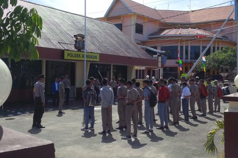 Tawuran, 38 Siswa SMK Nginap di Kantor Polisi dan Hormat ke Bendera