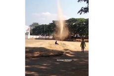 Viral, Video Angin Puting Beliung di Stadion Batoro Katong Ponorogo, Ini Penjelasan BPBD 