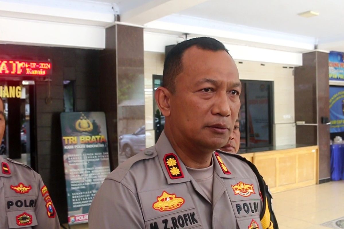 Kapolres Lumajang AKBP Mohammad Zainur Rofik di Mapolres Lumajang