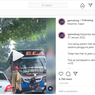 Video Viral Pengguna Motor Mengadang Bus yang Ugal-ugalan di Jalan