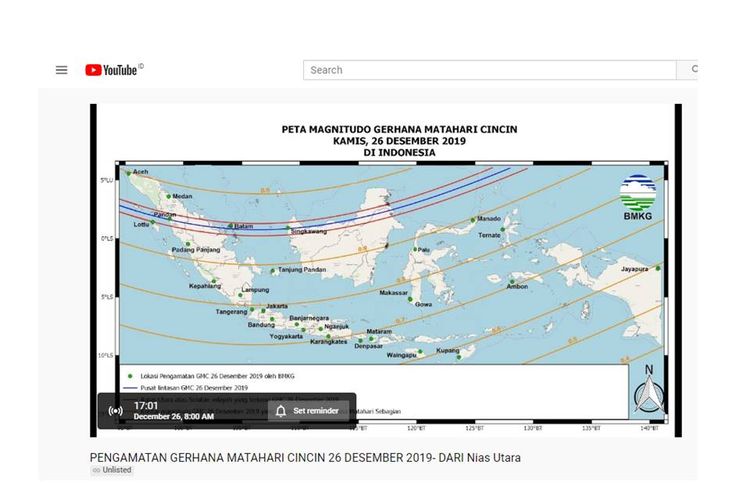 Link Live Streaming Gerhana Matahari Cincin 2019 Di Pulau Sumatera