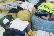 Saat Foto Polisi “Tilap” Barang Bukti Pakaian Bekas Ilegal Viral, Pengunggah Diselidiki…