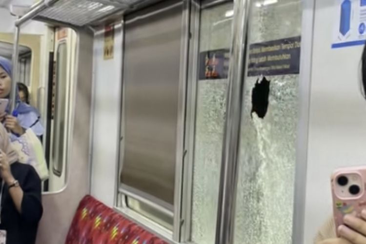 Kaca KRL Pecah Usai Dilempar Batu, Insiden Terjadi di Lintas Duri–Tangerang
