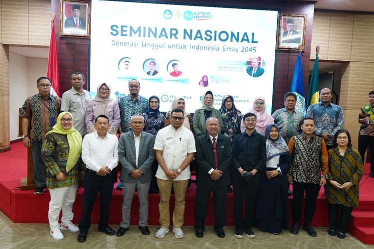 Seminar Kebangsaan UNJ mengangkat tema Generasi Unggul Untuk Indonesia Emas 2045 dan digelar pada Rabu, 24 Januari 2024, di Kampus A UNJ, Jakarta.