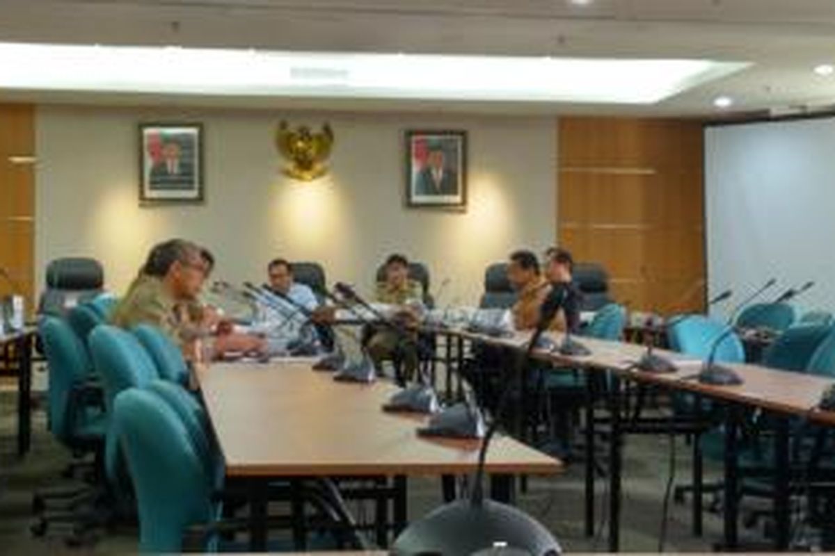 Rapat Badan Musyawarah (Bamus) untuk menentukan jadwal pembahasan KUA-PPAS 2016 di Gedung DPRD DKI Jakarta, Jalan Kebon Sirih, Jakarta Pusat, Selasa (1/12/2015). 