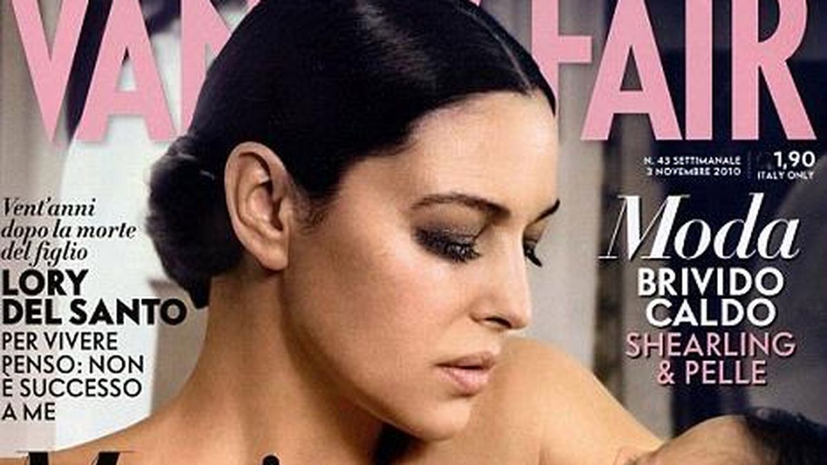 Monica Bellucci Poses Naked with New Baby - Biz Kompas