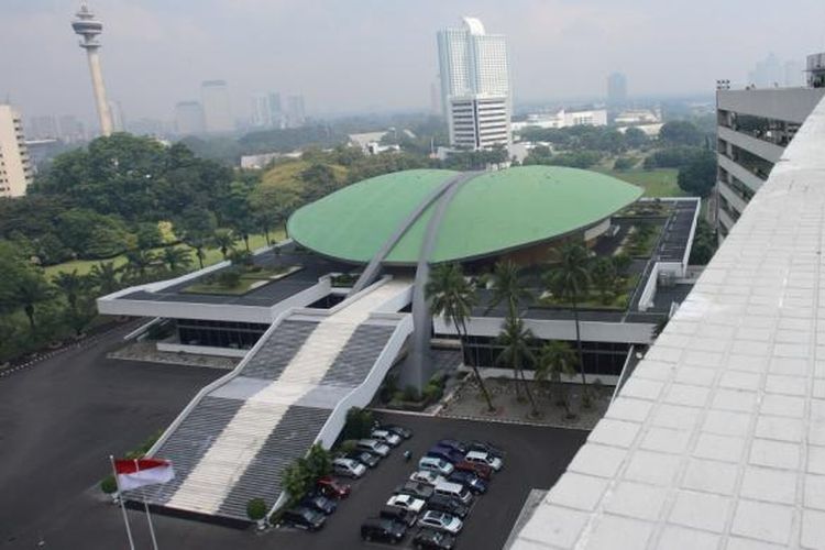 Suasana gedung DPR RI, Jakarta, Jumat (22/5/2009).