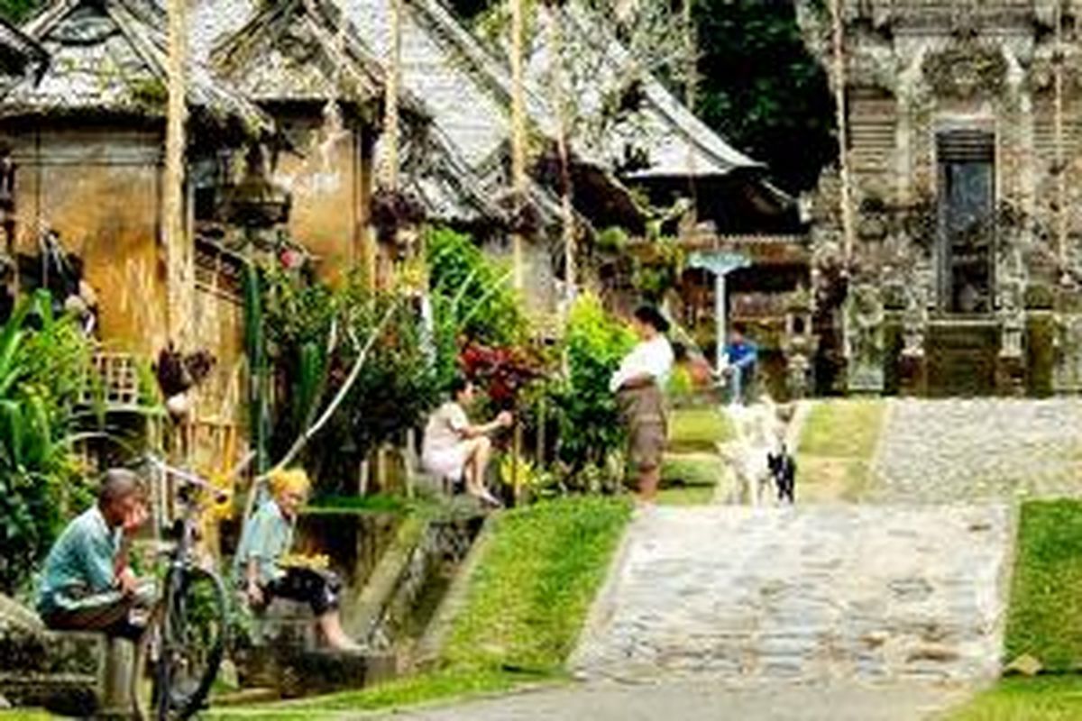 Desa Adat Penglipuran di Kabupaten Bangli, Bali.