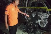 Mobil Boks Terbakar di Rest Area Tol Medan-Tebing Tinggi, Pemiliknya Menghilang