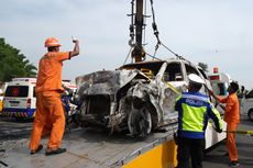 Kecelakaan Beruntun di Km 58 akibat Sopir Mengantuk, Polisi Ingatkan Pemudik untuk Istirahat