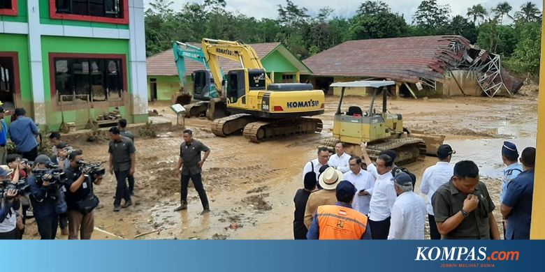 Tinjau Lokasi Banjir Bandang di Lebak, Jokowi Minta Tambang Emas Liar di Gunung Halimun Salak Dihentikan