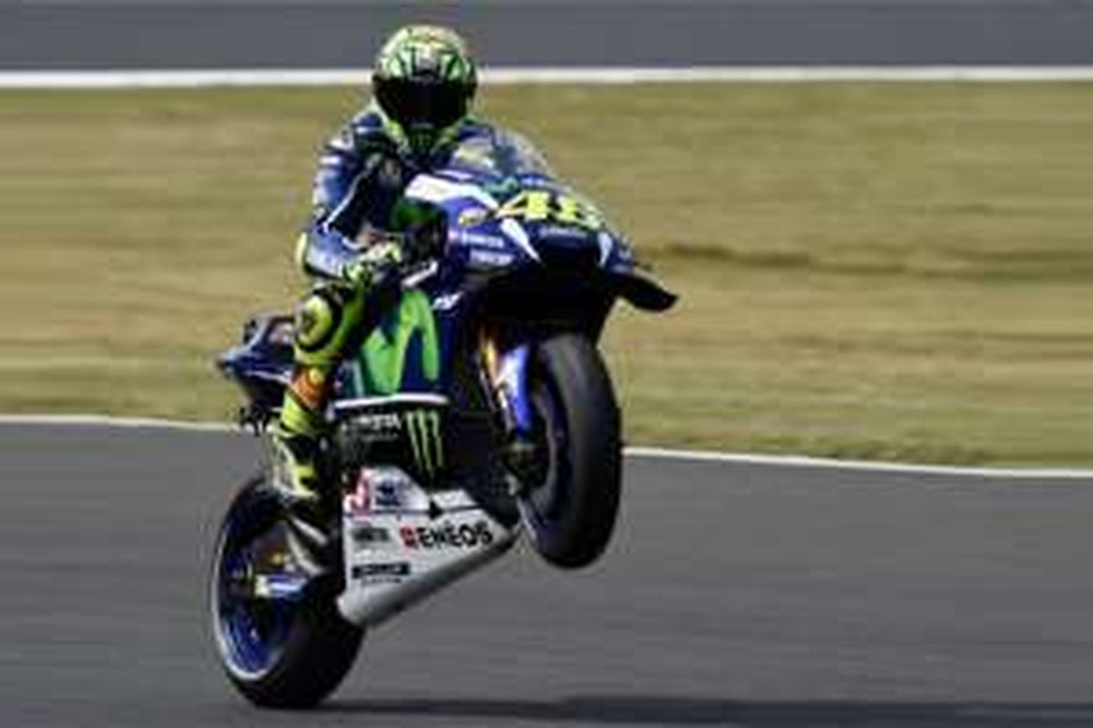 Valentino Rossi jadi yang tercepat di kualifikas Motegi, Jepang, Sabtu (15/10/2016).