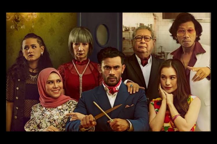 Para pemeran serial Malaysia berjudul Keluarga Baha Don (2019)