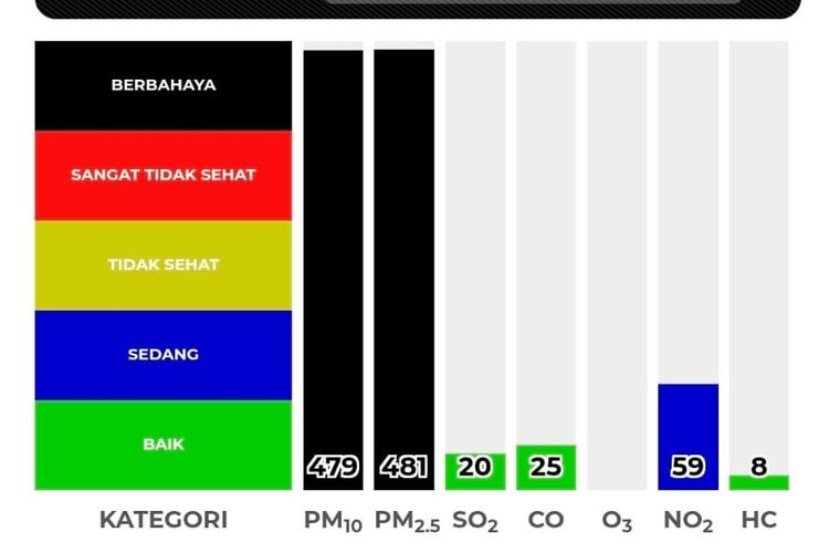 Kualitas Udara Padang Masuk Kategori Berbahaya, BPBD Imbau Warga Kurangi Kegiatan Luar Ruangan