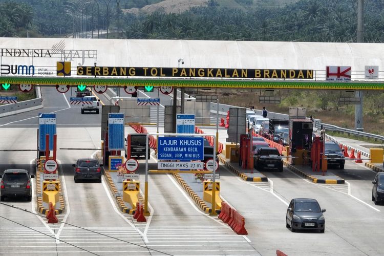 Arus Balik Lebaran, Volume Kendaraan Melintas di Tol Binjai-Langsa Naik 200 Persen