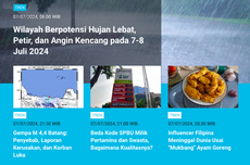 [POPULER TREN]  Wilayah Dilanda Hujan Lebat 8 Juli 2024 | Bahaya Minum Kopi dengan Gula Setiap Hari