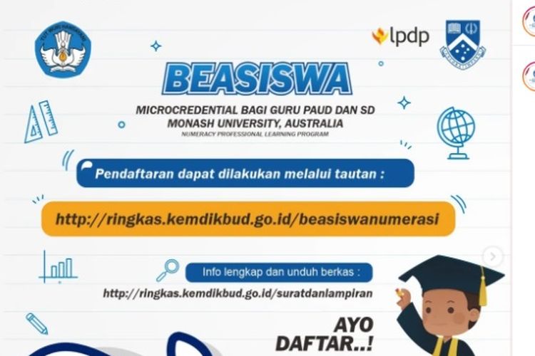 Beasiswa Microdential bagi guru PAUD dan SD