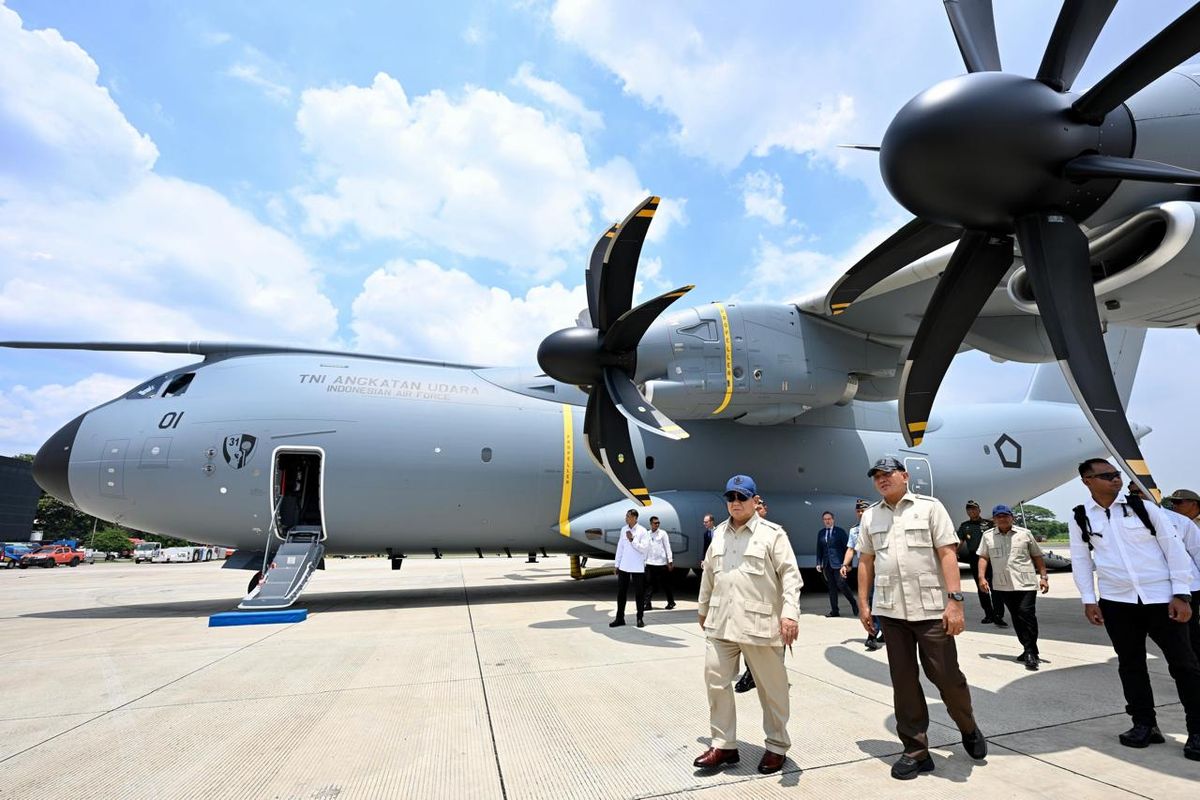 Berapa Harga Airbus A400M, Pesawat Angkut Jumbo yang Dipesan Prabowo?