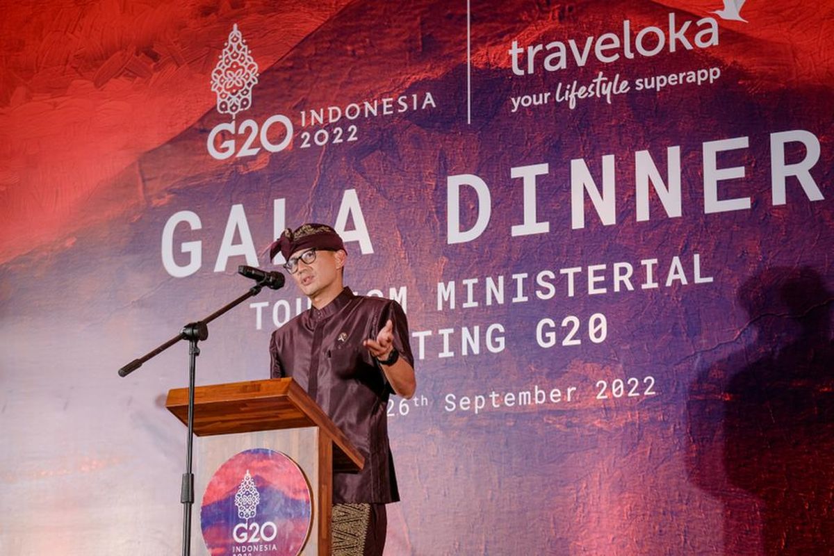 Menparekraf Sandiaga Uno dalam G20 Tourism Ministerial Meeting (TMM) 2022 