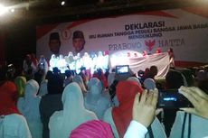 Kumpul di Sabuga, Ribuan Ibu-ibu Deklarasikan Dukungan untuk Prabowo