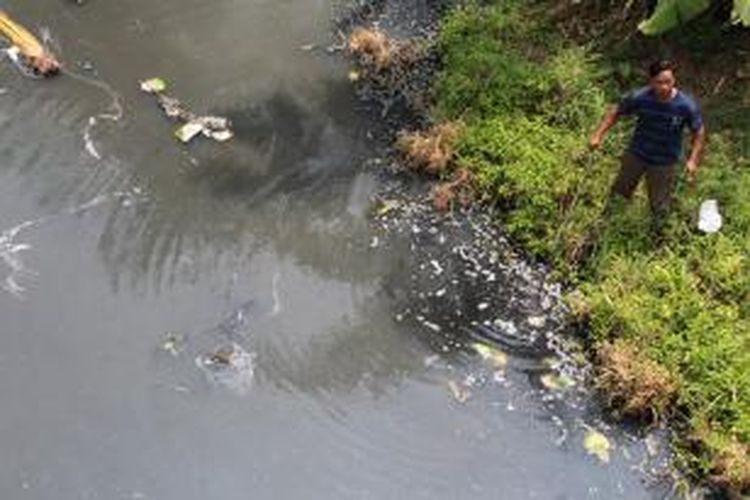 Sungai Jatijajar diduga telah tercemar limbah pabrik sehingga airnya berwarna hitam keruh dan bau. Tercemarnya sungai itu dikeluhkan warga 