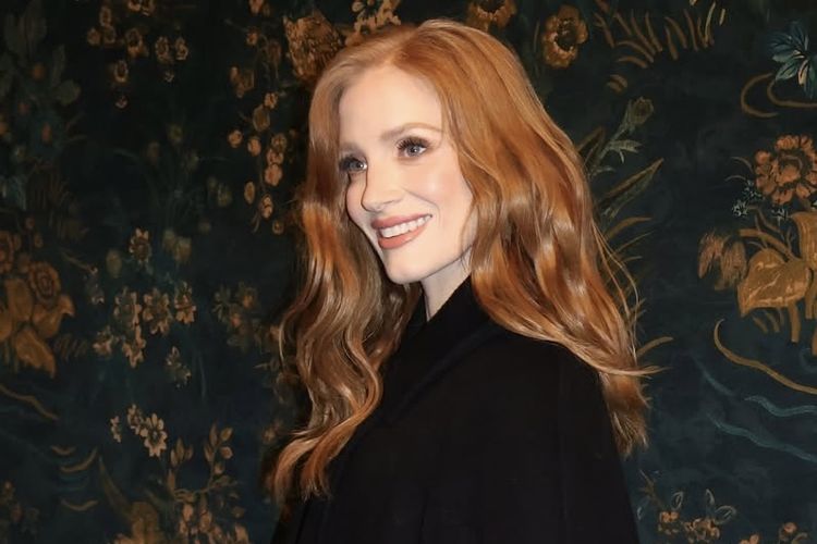 Aktris, Jessica Chastain dengan warna rambut Ginger Spices.