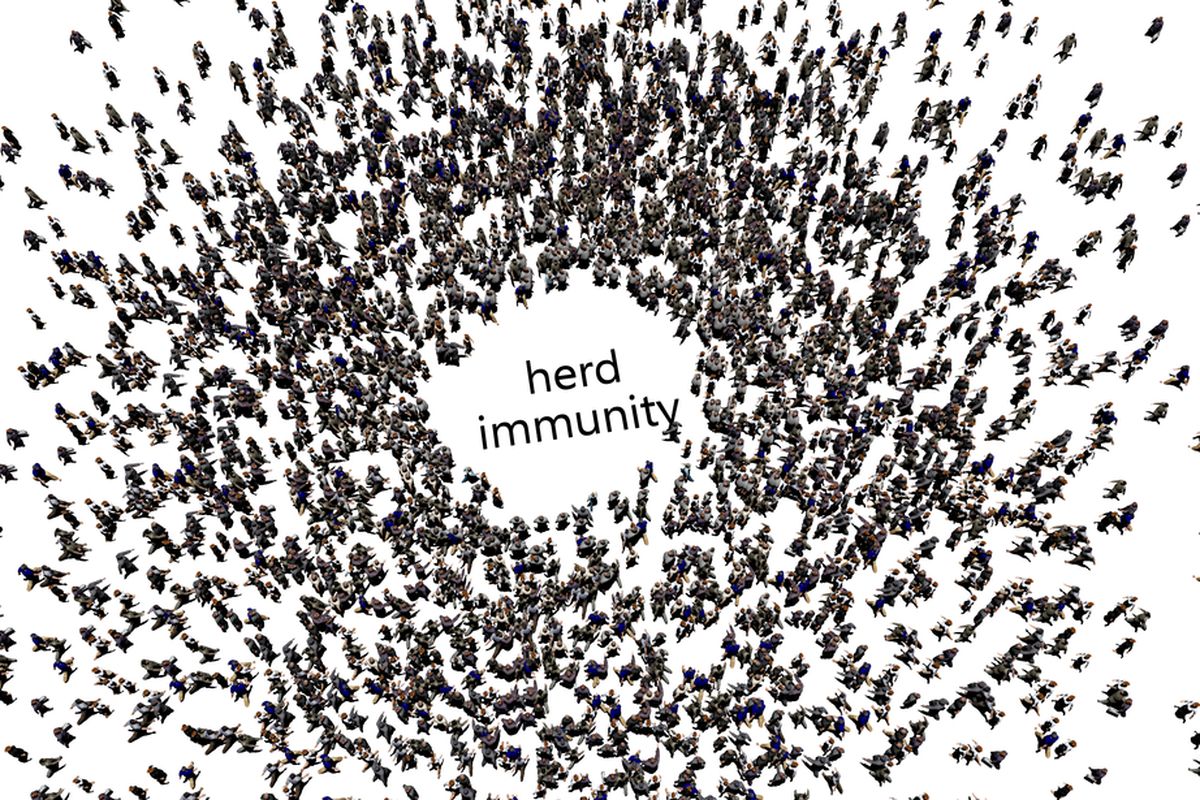 Ilustrasi herd immunity