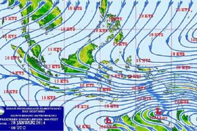 Tiga bibit badai tropis terdapat di sekeliling Indonesia, satu berada di pasifik sebelah utara papua Niugini, dua lainnya di selatan Indonesia, tepatnya di selatan Nusa Tenggara Timur dan Teluk Carpentaria, Australia.