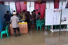 11 TPS di Kampung Tanah Merah Jakut Kebanjiran, Waktu Pencoblosan Molor