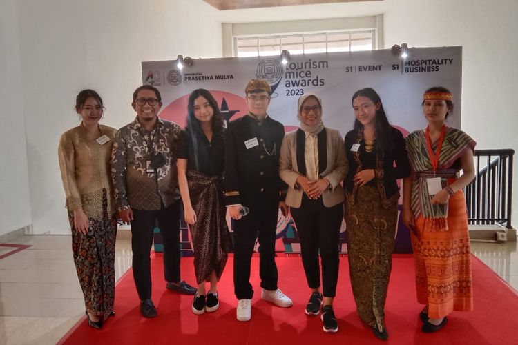 Prasmul Tourism MICE Awards diadakan di kampus Universitas Prasetiya Mulya BSD Tangerang, Banten, pada Kamis, 12 Januari 2023.
