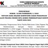 Link Pengumuman Hasil SKD CPNS KPK 2023