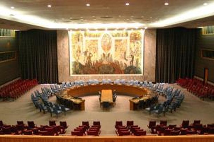 Ruang sidang Dewan Keamanan PBB.