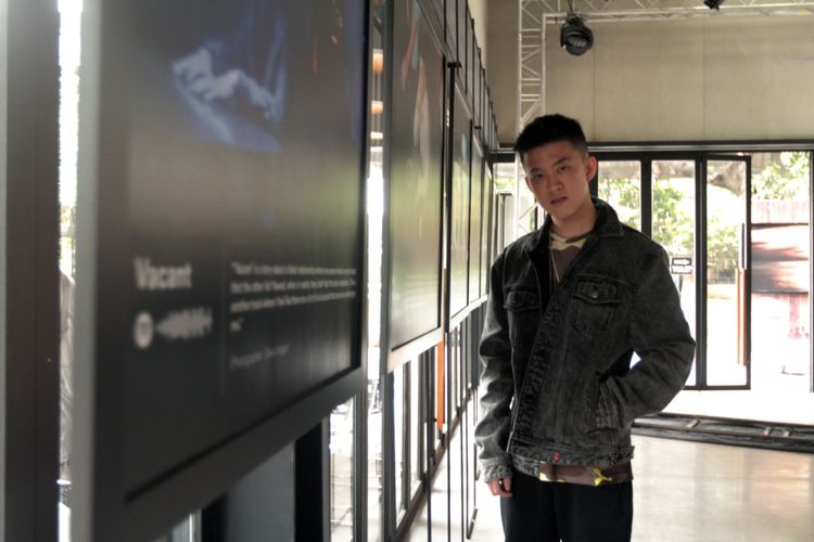 Rapper Rich Brian dalam pameran The Sailor Experience di Gudang Gambar, kawasan Cipete, Jakarta Selatan, Rabu (7/8/2019).