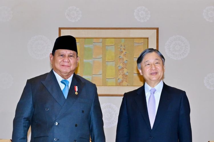 Presiden Prabowo Subianto melakukan kunjungan kehormatan kepada Kaisar Jepang Naruhito di Istana Kekaisaran Jepang, Tokyo, Senin (30/3/2026). 