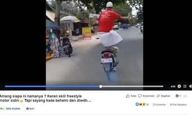 Viral, Video Kakek-kakek di Kotim Atraksi Sambil Berdiri di Atas ...