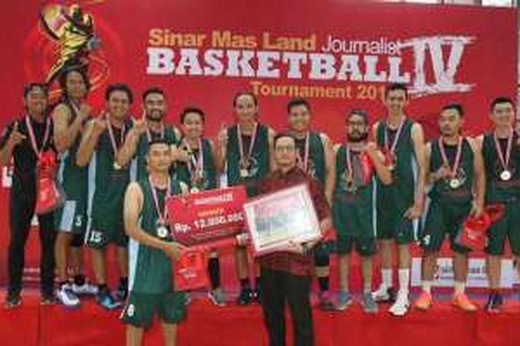 Trans TV pertahankan gelar  Sinar Mas Land Journalist Basketball Tournament (SMLJBT) 2016.