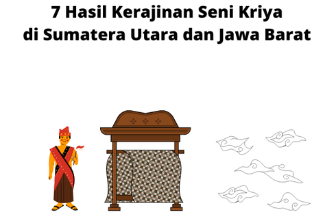 7 Hasil Kerajinan Seni Kriya di Sumatera Utara dan Jawa Barat
