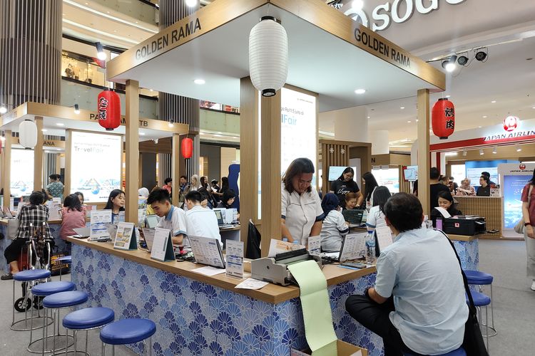 Gelaran pameran perjalanan Permata Bank X Japan Airlines Travel Fair Juli 2025 di Atrium 2, Ground Floor, Lippo Mall Puri, Jakarta Barat, mulai Kamis (17/7/2025) sampai Minggu (20/7/2025). 