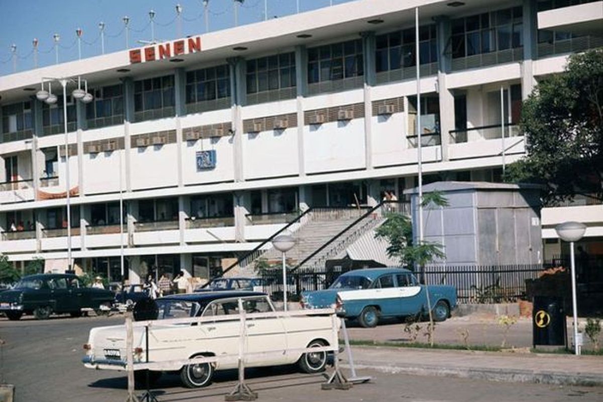 Pasar Senen diabadikan pada tahun 1970-an