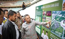 Didukung Komisi V DPR, Gubri Abdul Wahid Inisiasi Pengembangan Kawasan Bisnis di Stadion Utama Riau