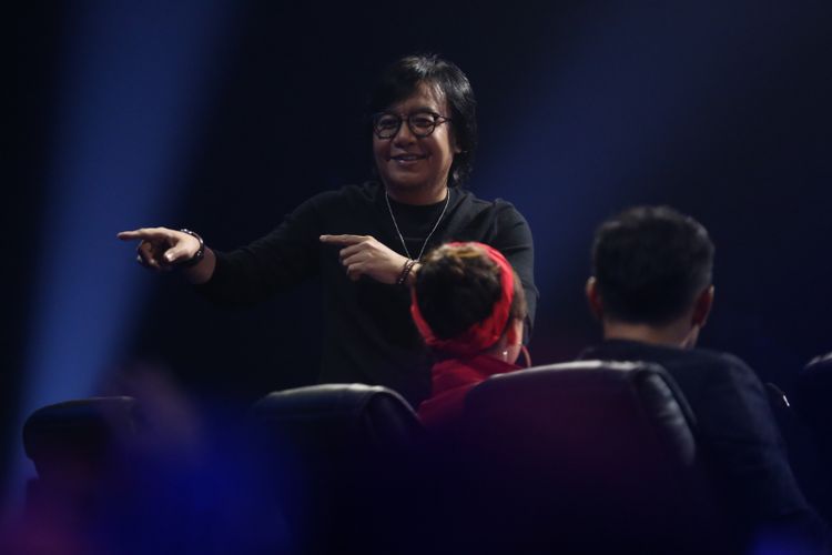 Ari Lasso menjadi juri Indonesian Idol 2018 di Studio 1, MNC Studios, Kebon Jeruk, Jakarta Barat, Selasa (13/2/2018). 