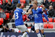 Kalahkan Sunderland, Everton Sentil Arsenal dari 4 Besar