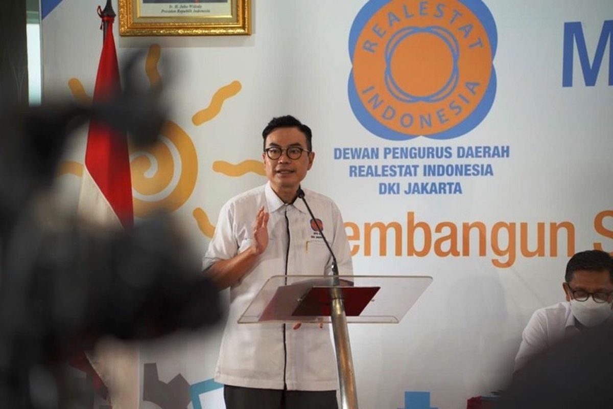 Ketua DPD Real Estate Indonesia (REI) DKI Jakarta Arvin Fibrianto Iskandar.